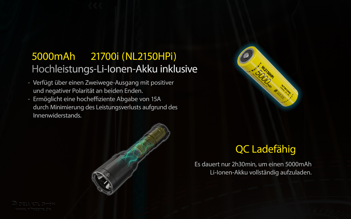 Nitecore SRT7i Taktische Kompakt-Lampe