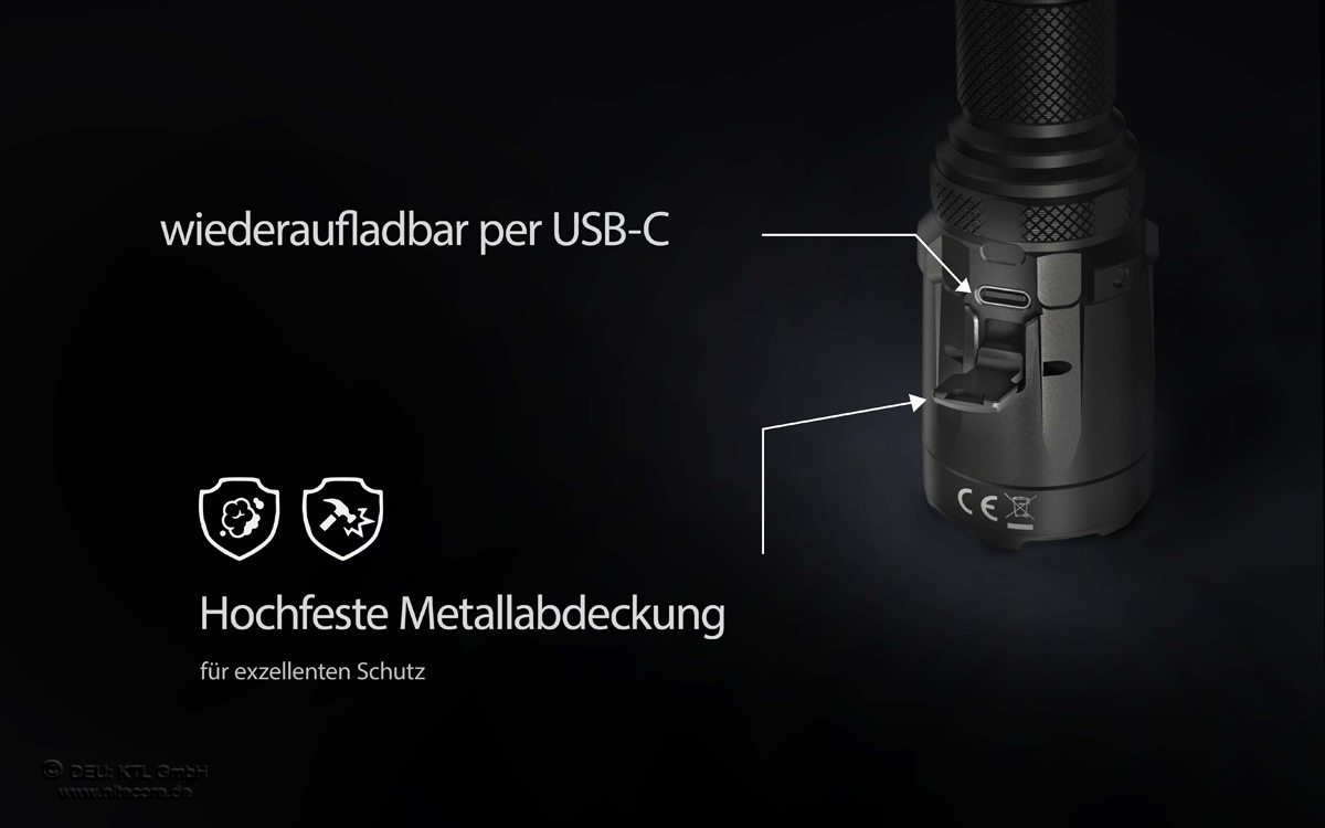 Nitecore SRT7i Taktische Kompakt-Lampe