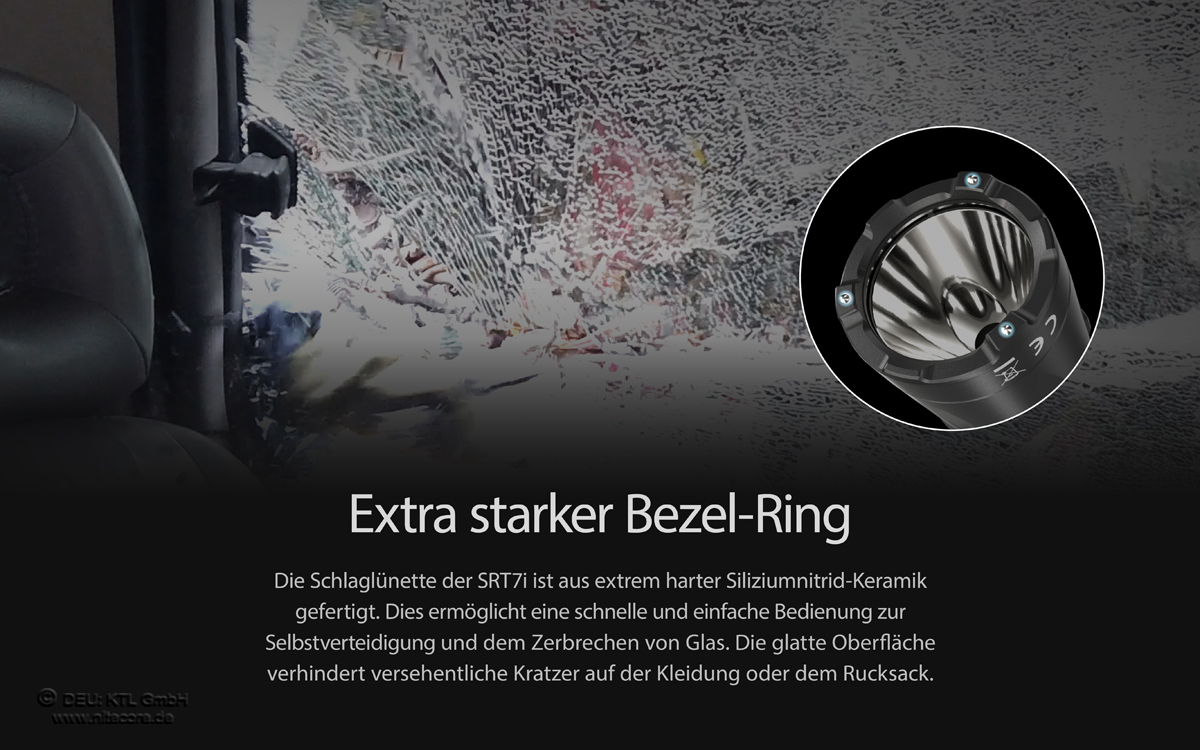 Nitecore SRT7i Taktische Kompakt-Lampe