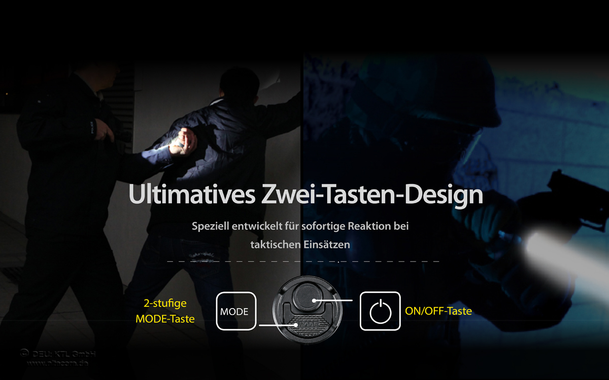 Nitecore SRT7i Taktische Kompakt-Lampe