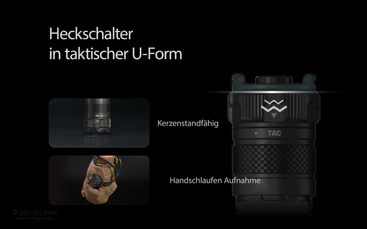 Nitecore SRT7i Taktische Kompakt-Lampe